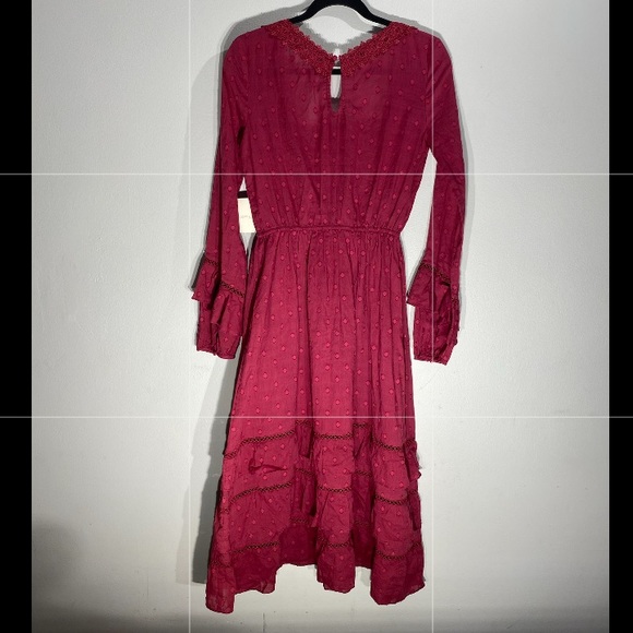 Ulla Johnson Style*Burgundy Maxi Dress*Small $485 - Picture 6 of 8